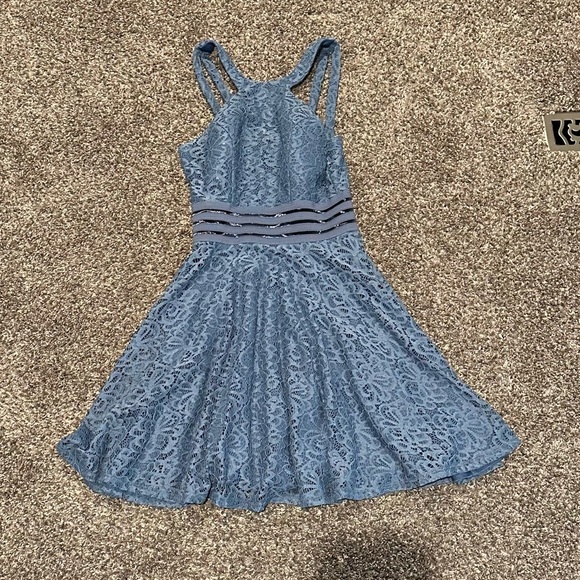 Blue Short Dress - Picture 1 of 4